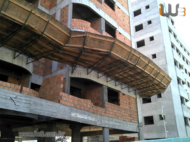 Foto - Bandeja de Proteção Obra