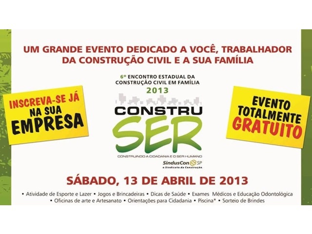 Foto - ConstruSer 2013 Sexta Edição