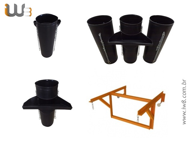Foto - Dutos para Entulhos de Obra