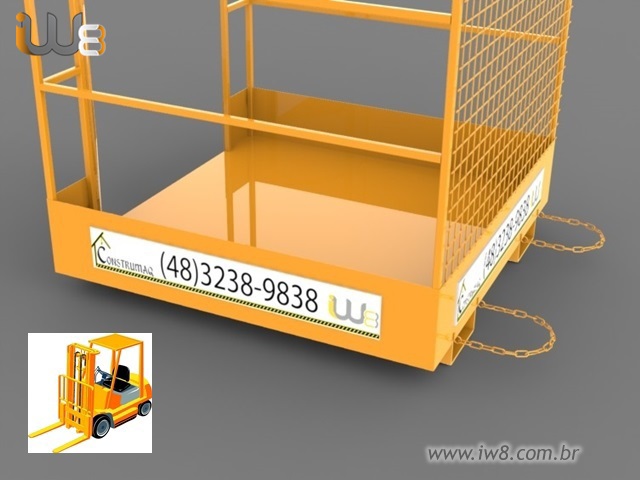 Foto - Fabricação de Cesto para Empilhadeira