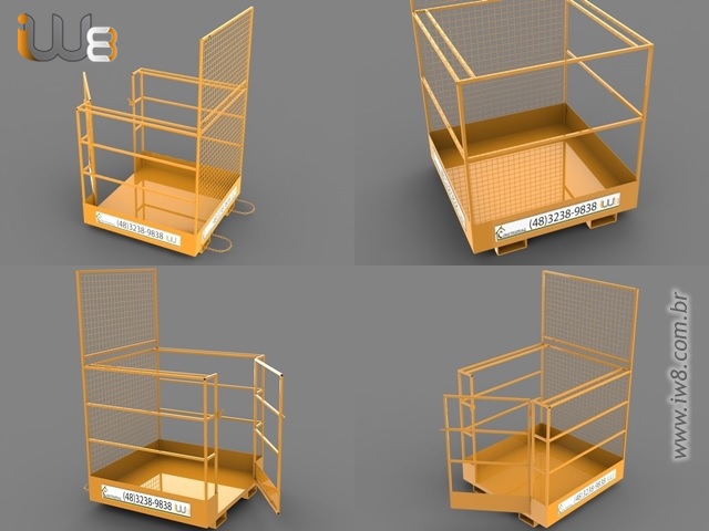 Foto - Fabricação de Gaiola para Empilhadeira