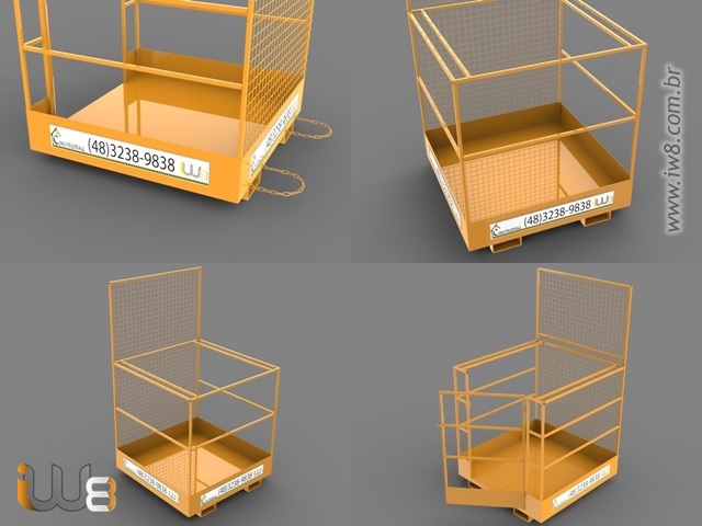 Foto - Fabricante de Gaiola para Empilhadeiras