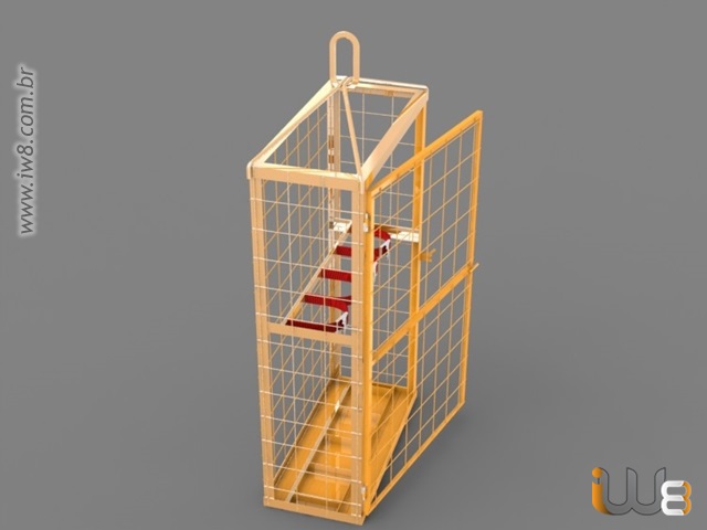 Foto - Gaiola para Transporte de Cilindros