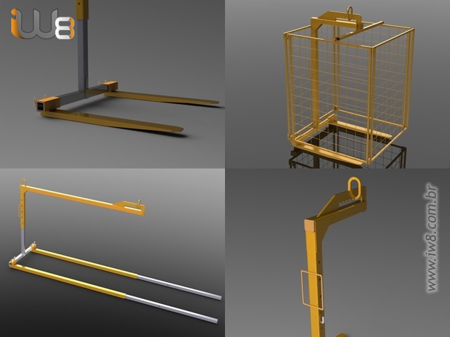 Foto - Garfo Pallet para Grua