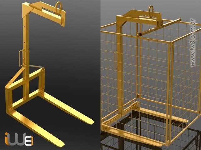 Foto - Garfo para Transporte de Pallet