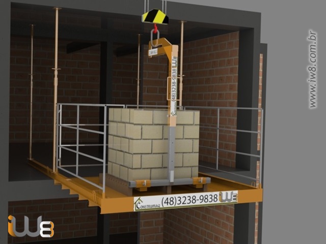 Foto - Plataforma de Carga para Construção Civil