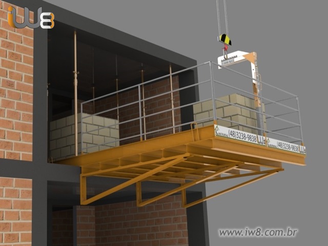Foto - Plataforma de Descarga para Construção Civil