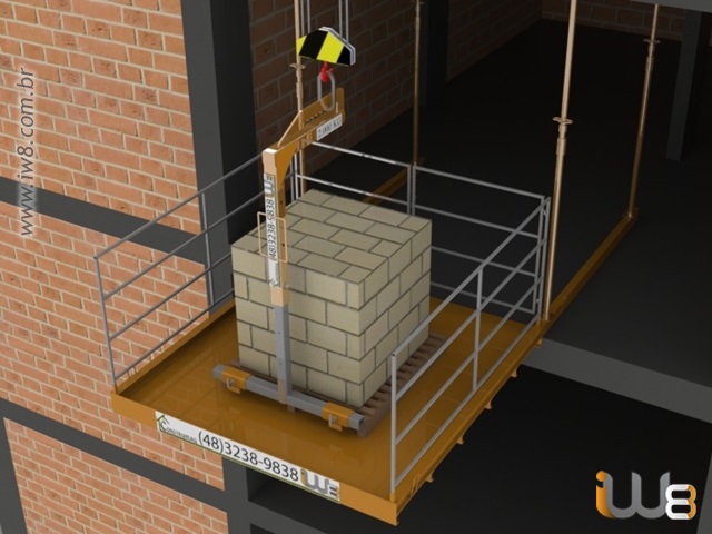 Foto - Plataforma de Descarga para Obras