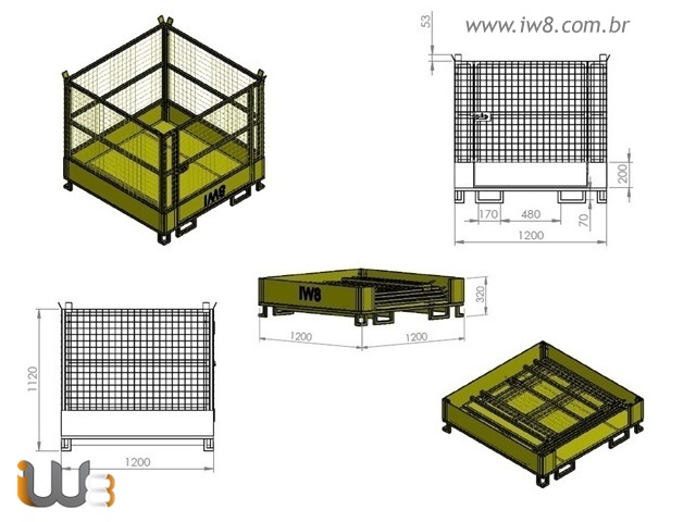 Foto - Rack Aramado Dobravel
