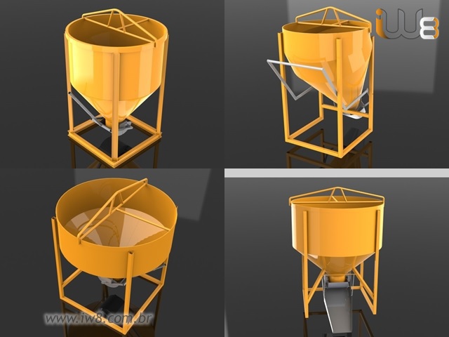 Foto - Silo Aereo para Argamassa