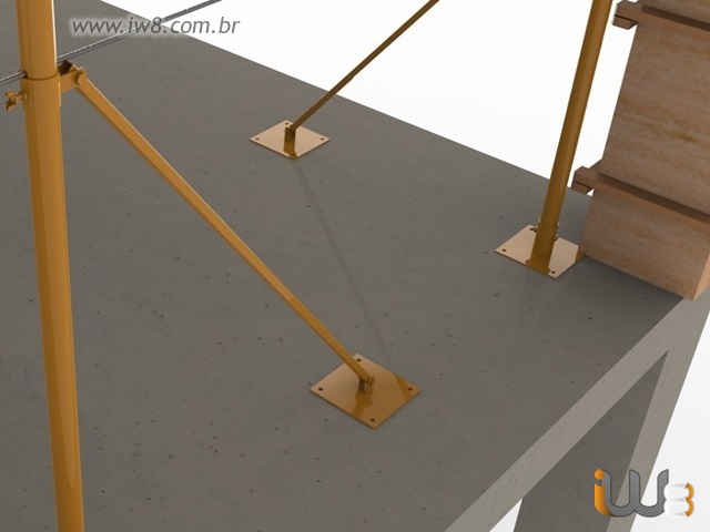 Foto - Varal Segurança Proteção Obras