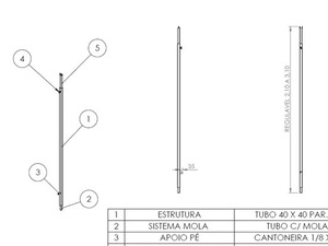 Foto - Escantilhão para Alvenaria de Vedação