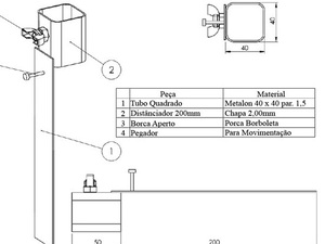 Foto - Graduador de Escantilhão