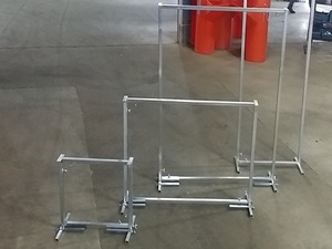 Foto - Gabarito Metalico para Execução de Alvenaria Rápida