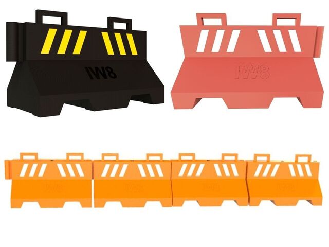 Foto - Barreira Plástica Tipo New Jersey