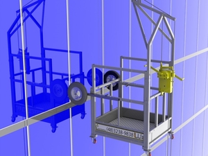 Foto - Andaime Individual Suspenso