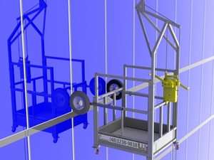 Foto - Andaime para Trabalhos Externos