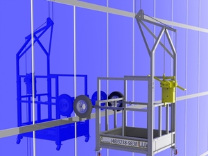 Foto - Andaime Suspenso Individual