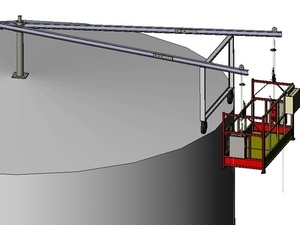 Foto - Andaime Suspenso para Pinturas e Reformas