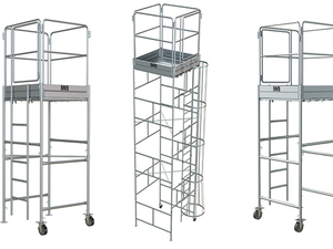 Foto - Andaime Tubular Tipo Torre para Trabalhos em Altura