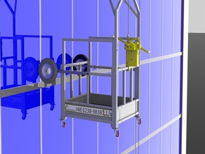 Foto - Andaimes Suspensos Individuais