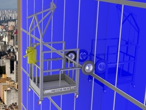 Foto - Balancim para Limpeza de Fachada