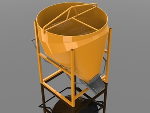 Foto - Balde de Descarga de Concreto