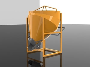 Foto - Balde Funil e Caçamba para Concreto