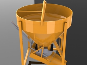 Foto - Balde para Grua 400 Litros