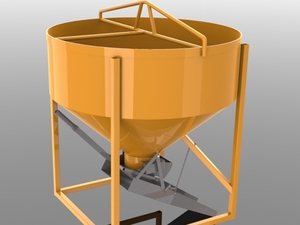 Foto - Balde para Grua 500 Litros