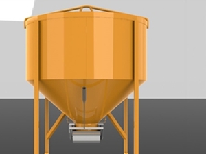 Foto - BALDE PARA GRUA COM DESCARGA CENTRAL