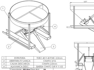 Foto - Balde para Manipulador Telescópico