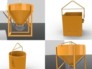 Foto - Baldes para Constru&ccedil;&atilde;o