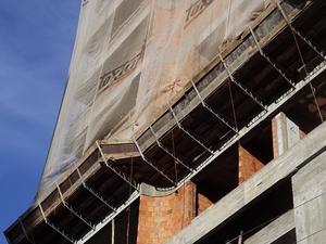 Foto - Bandeja de Proteção para laje Protendida