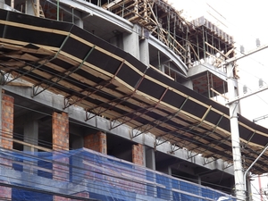 Foto - Bandeja Primária para Proteção Coletiva