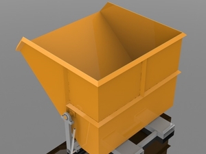 Foto - Caçamba Basculante para Empilhadeira