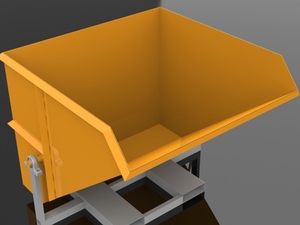 Foto - Caçamba de Entulho para Empilhadeira