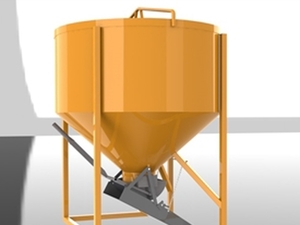 Foto - CAÇAMBA DE GRUA