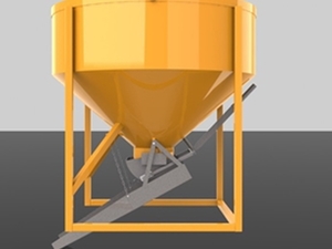 Foto - CAÇAMBA PARA CONCRETAGEM