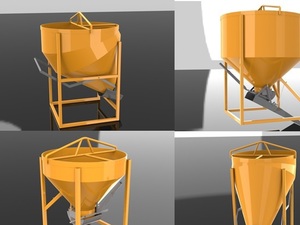 Foto - CAÇAMBA PARA IÇAMENTO DE CONCRETO