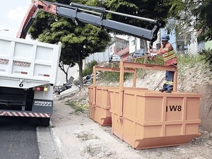 Foto - Caçambas para Descarte Consciente de Entulho