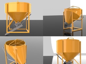 Foto - Caçambas para Transporte de Concreto