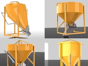 Foto - Caçambas para Transporte de Materiais