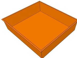 Foto - Caixa Metálica para Argamassa