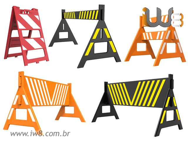 Foto - Cavalete de Trânsito