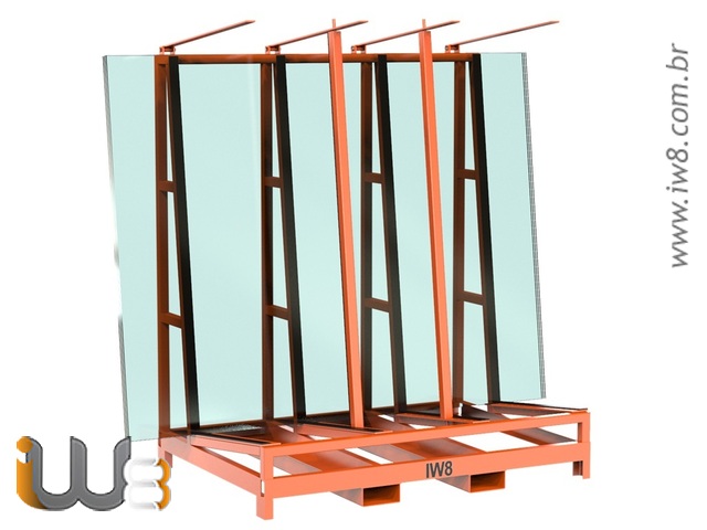 Foto - Cavalete para Transporte de Vidros