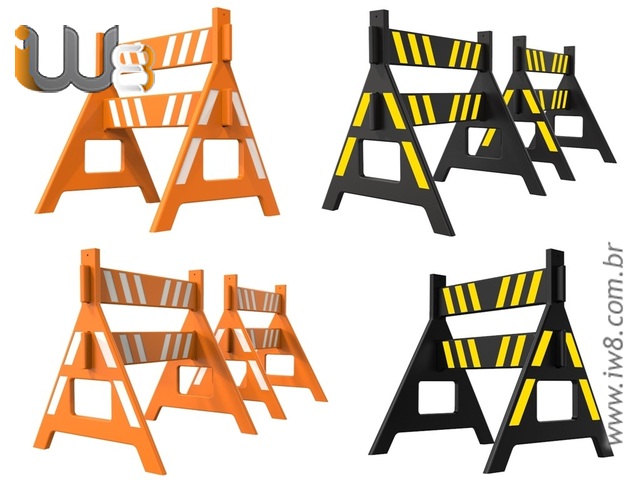 Foto - Cavaletes de Trânsito