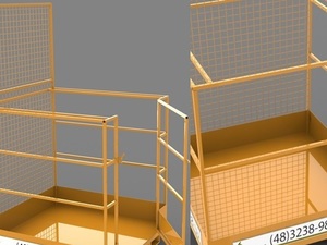 Foto - Cesto de Segurança para Empilhadeira