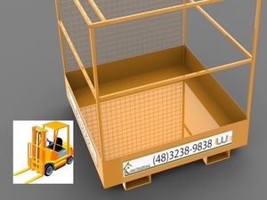 Foto - Cesto para Empilhadeira
