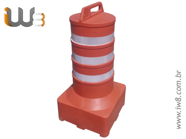 Foto - Cone Barril Canalizador de Tráfego